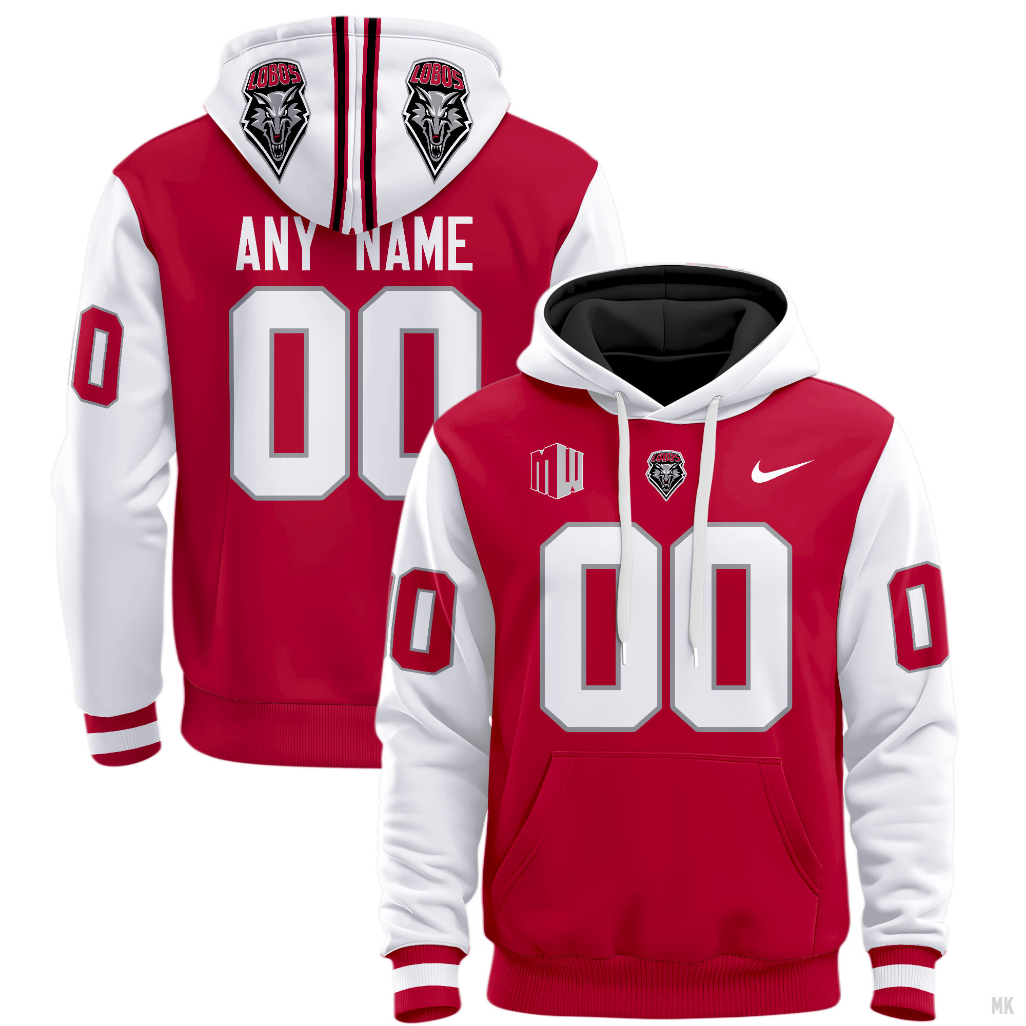 New Mexico Lobos Football Hoodie - Famjoys New Mexico Lobos Football Hoodie - Famjoys