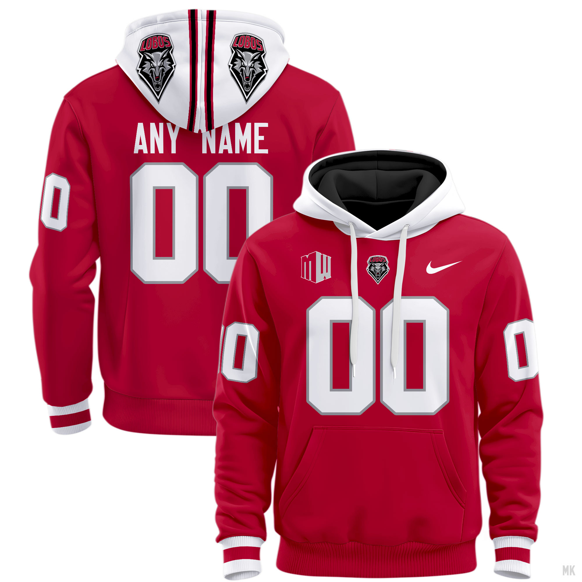 New Mexico Lobos Football Hoodie - Famjoys New Mexico Lobos Football Hoodie - Famjoys