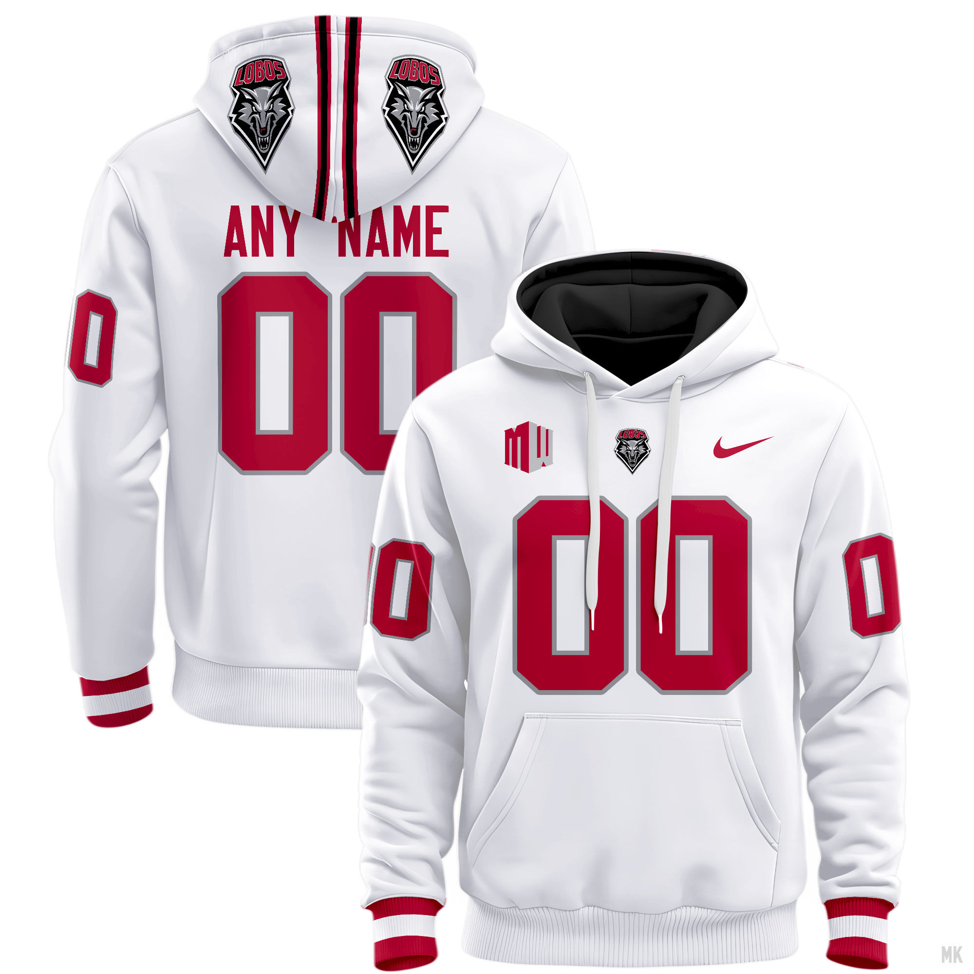 New Mexico Lobos Football Hoodie - Famjoys New Mexico Lobos Football Hoodie - Famjoys