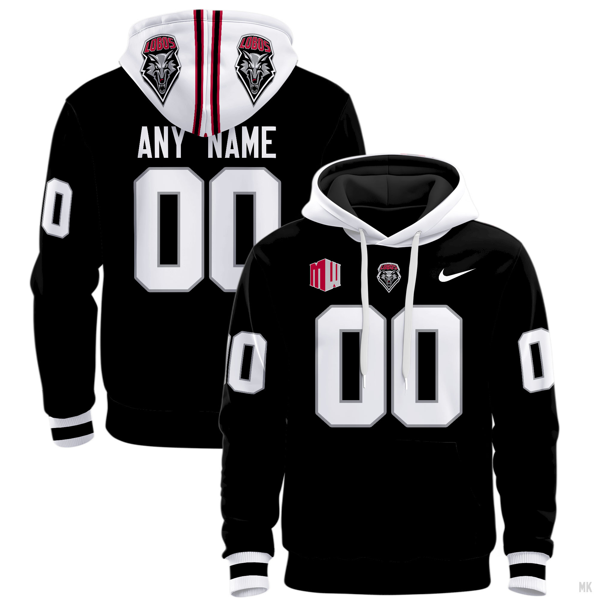 New Mexico Lobos Football Hoodie - Famjoys New Mexico Lobos Football Hoodie - Famjoys