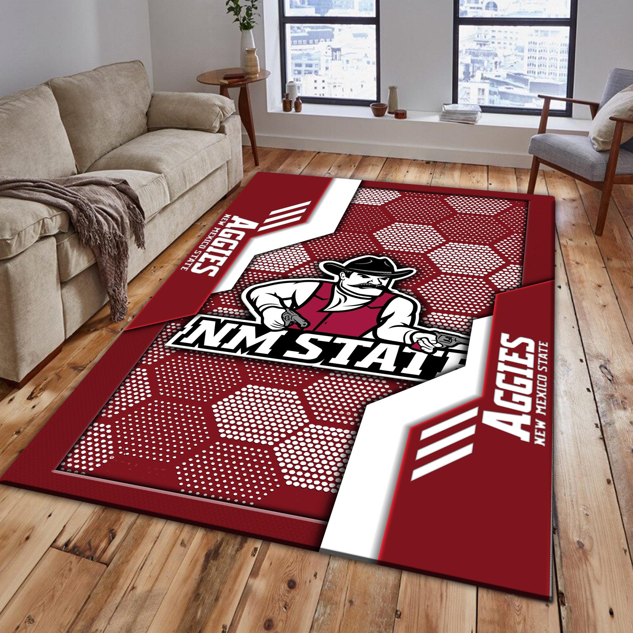 New Mexico State Aggies Area Rugs 3762