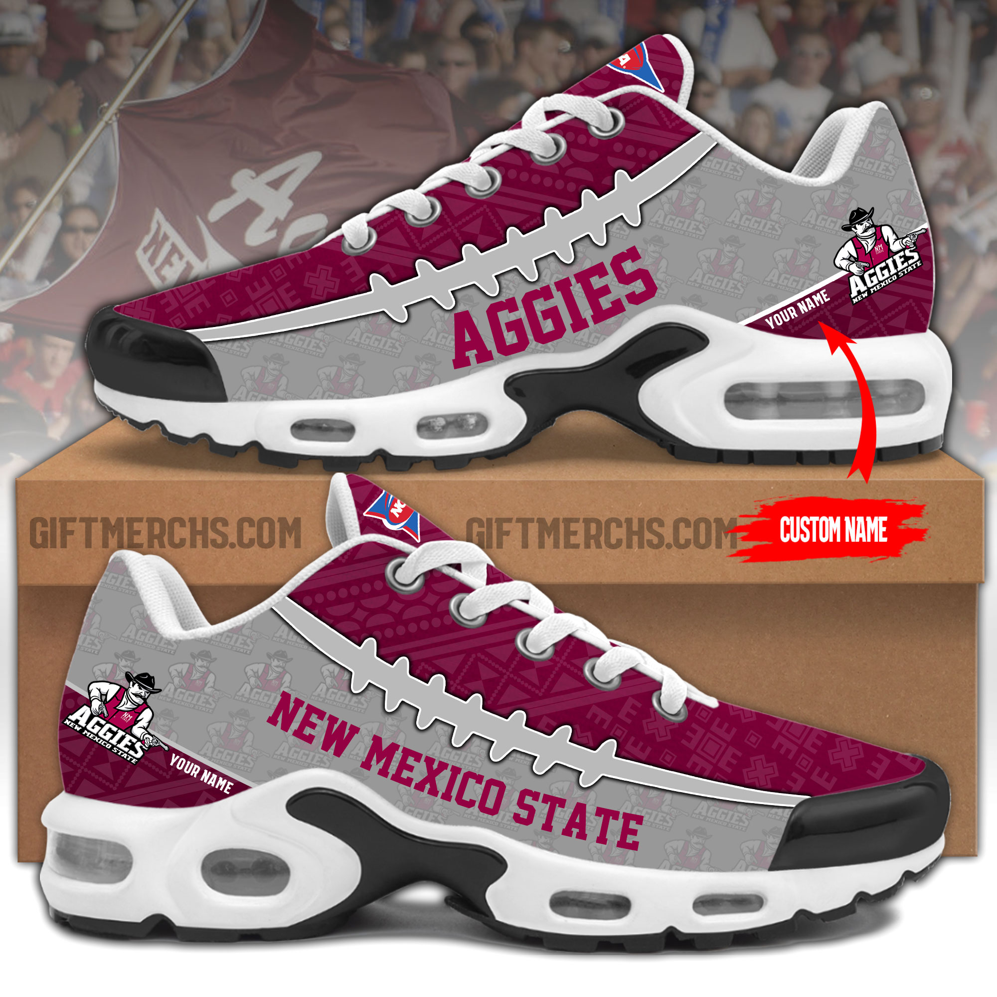 New Mexico State Personalized Shoes - Famjoys New Mexico State Personalized Shoes - Famjoys