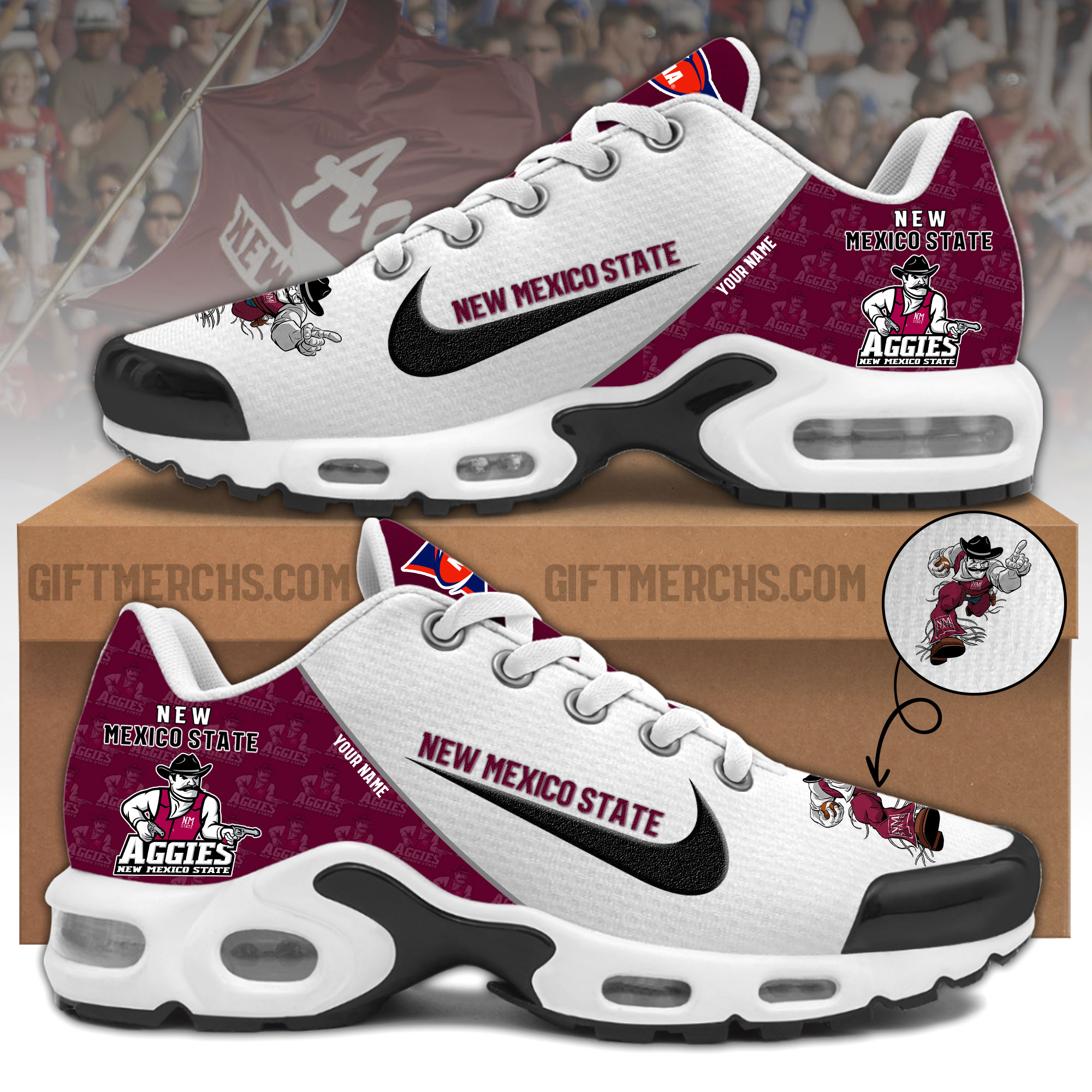 New Mexico State Personalized Shoes - Famjoys New Mexico State Personalized Shoes - Famjoys