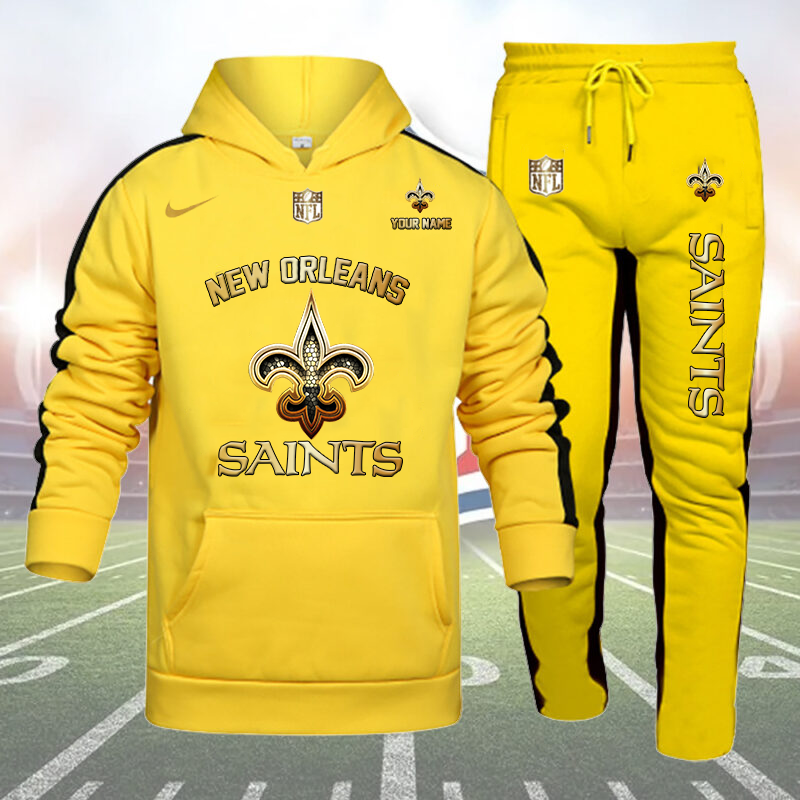 New Orleans Saints-32 Teams Personlized Golden Logo Hoodie Set-SP12012423ID03DS01 - Famjoys New Orleans Saints-32 Teams Personlized Golden Logo Hoodie Set-SP12012423ID03DS01 - Famjoys