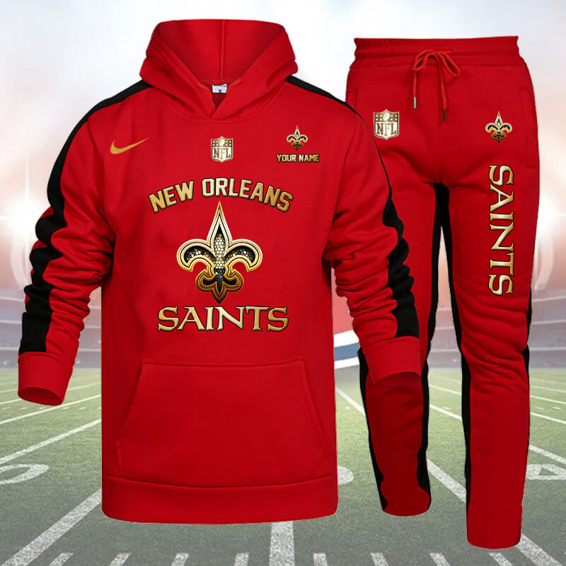 New Orleans Saints-32 Teams Personlized Golden Logo Hoodie Set-SP12012423ID03DS01 - Famjoys New Orleans Saints-32 Teams Personlized Golden Logo Hoodie Set-SP12012423ID03DS01 - Famjoys