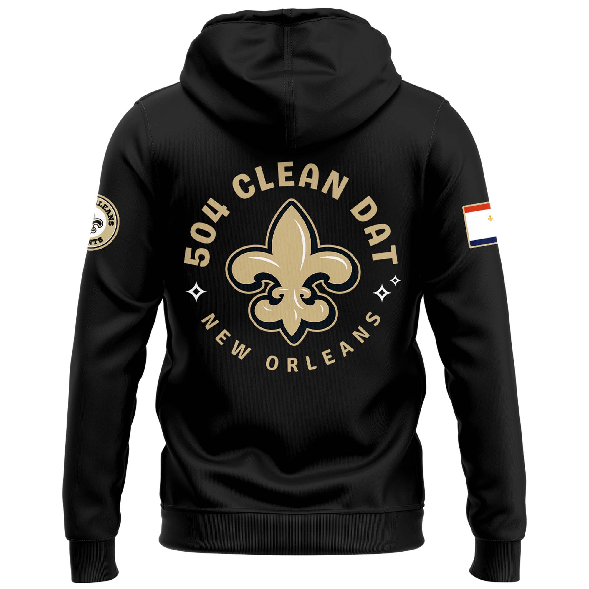 New Orleans Saints 504 Day Premium Pullover Hoodie - Famjoys New Orleans Saints 504 Day Premium Pullover Hoodie - Famjoys