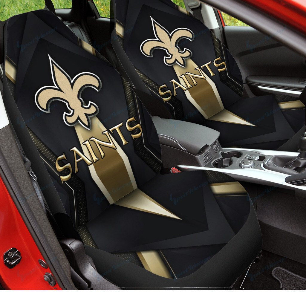 New Orleans Saints Car Seat Covers BG218 - Famjoys New Orleans Saints Car Seat Covers BG218 - Famjoys