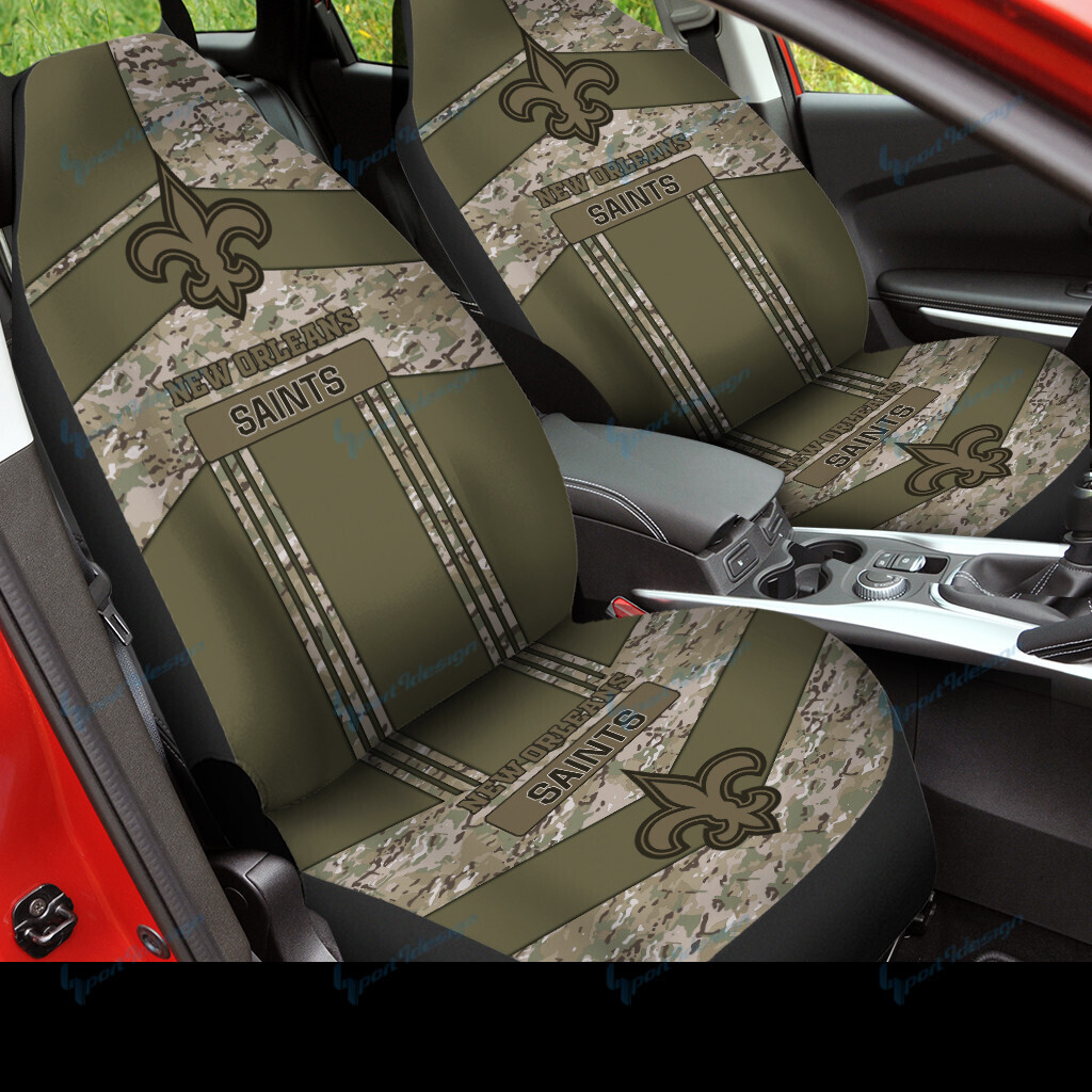 New Orleans Saints Car Seat Covers BG82 - Famjoys New Orleans Saints Car Seat Covers BG82 - Famjoys