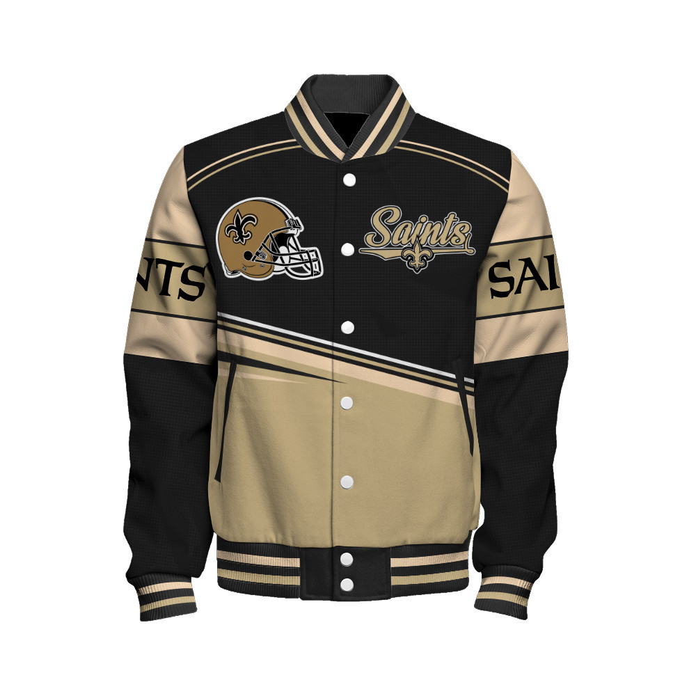 New Orleans Saints - Dare To Be Different Unisex Varsity Jacket - Famjoys New Orleans Saints - Dare To Be Different Unisex Varsity Jacket - Famjoys