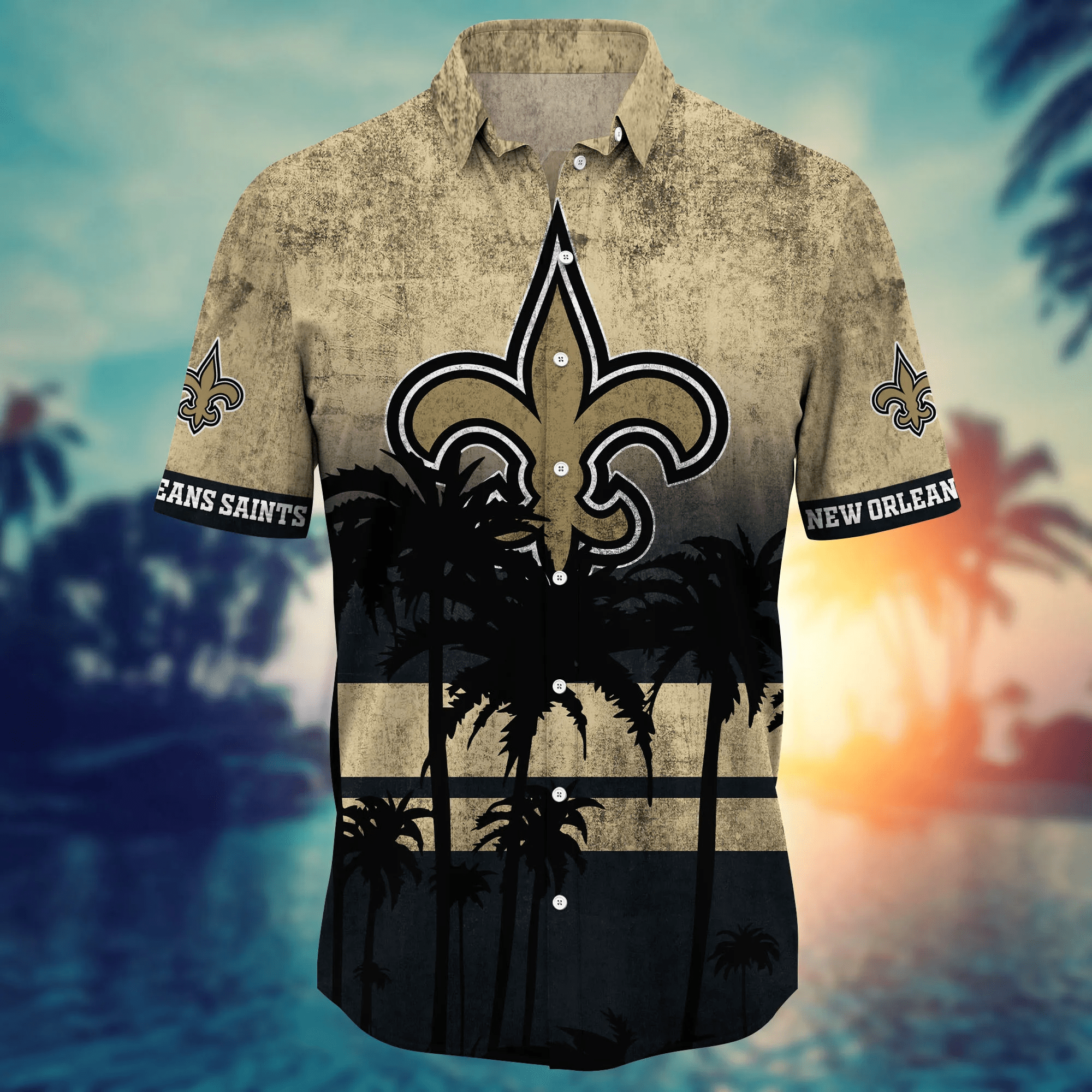 New Orleans Saints Hawaii Shirt Short Style Hot Trending Summer - Famjoys New Orleans Saints Hawaii Shirt Short Style Hot Trending Summer - Famjoys