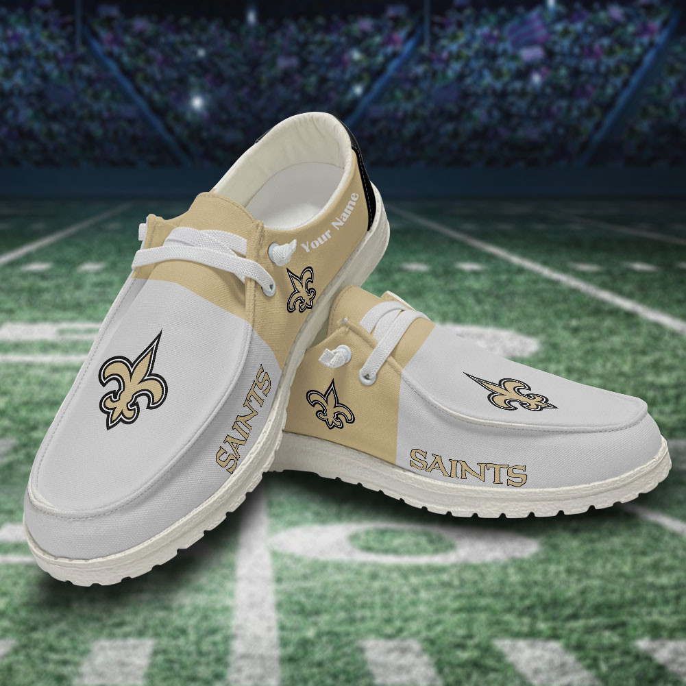 New Orleans Saints Hey Dude Sport Shoes - Famjoys New Orleans Saints Hey Dude Sport Shoes - Famjoys