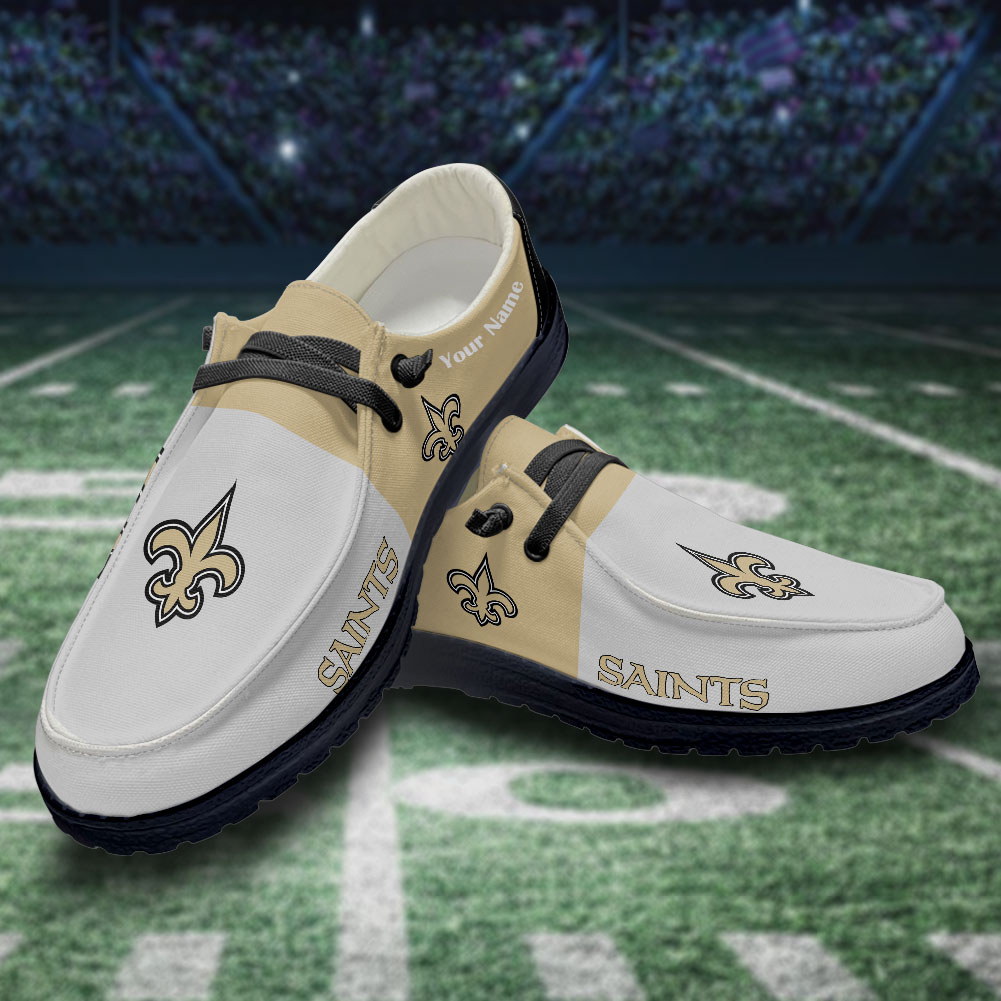 New Orleans Saints Hey Dude Sport Shoes - Famjoys New Orleans Saints Hey Dude Sport Shoes - Famjoys
