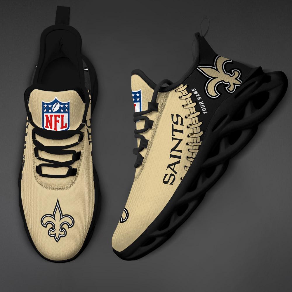 New Orleans Saints Max Soul Sneaker - Famjoys New Orleans Saints Max Soul Sneaker - Famjoys