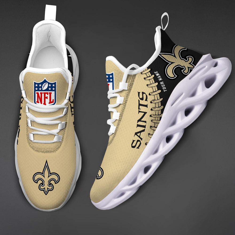 New Orleans Saints Max Soul Sneaker - Famjoys New Orleans Saints Max Soul Sneaker - Famjoys