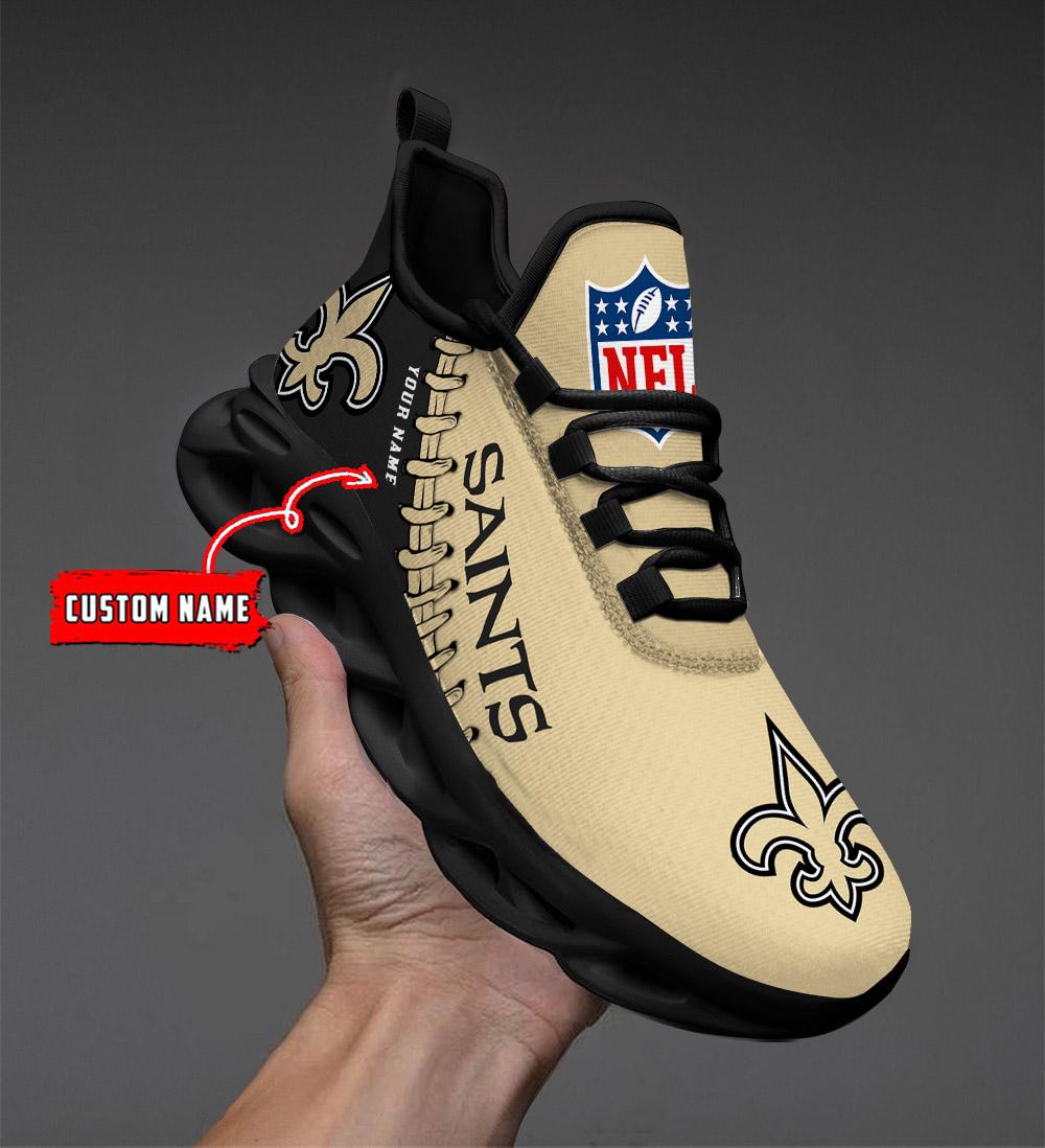New Orleans Saints Max Soul Sneaker - Famjoys New Orleans Saints Max Soul Sneaker - Famjoys