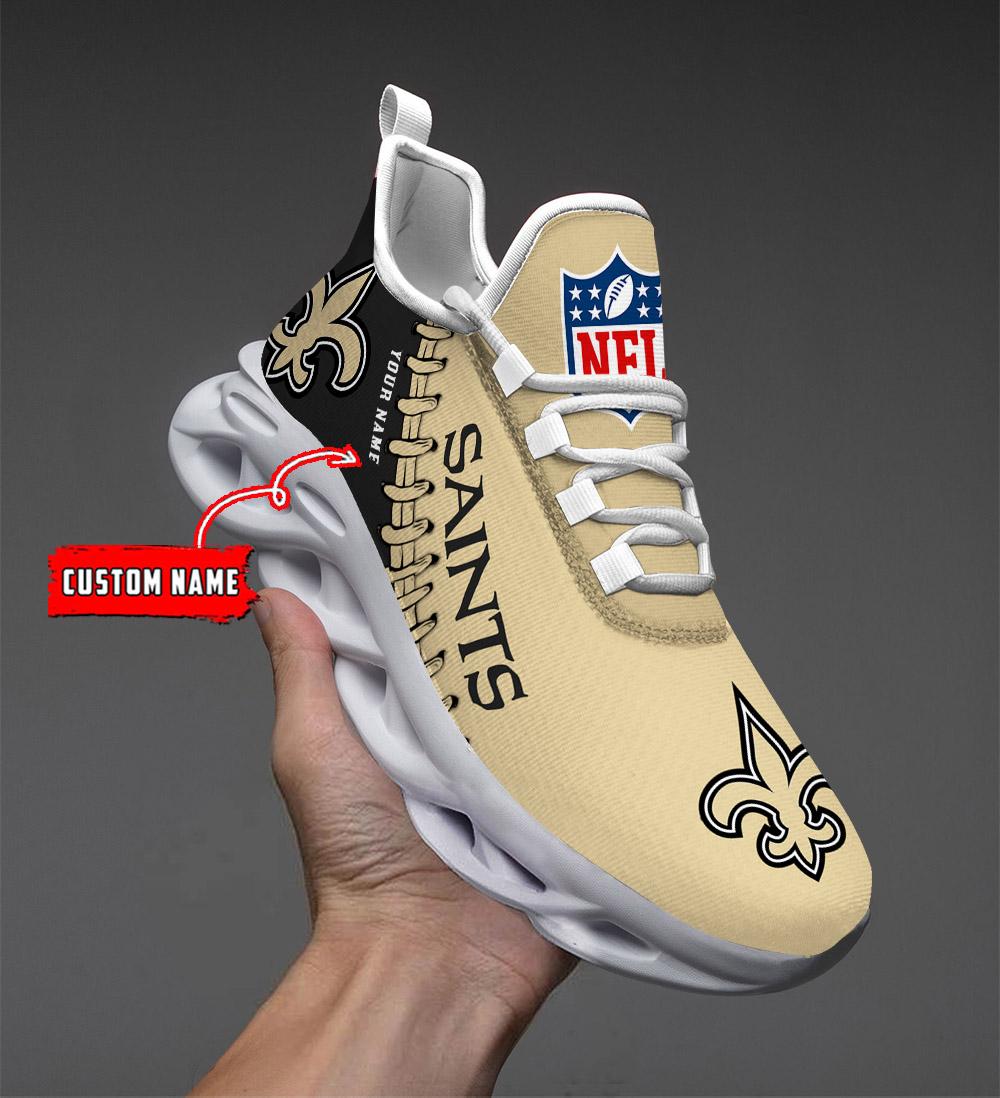 New Orleans Saints Max Soul Sneaker - Famjoys New Orleans Saints Max Soul Sneaker - Famjoys