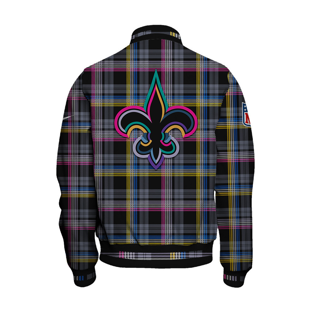 New Orleans Saints National Football League Crucial Catch Unisex Varsity Jacket - Famjoys New Orleans Saints National Football League Crucial Catch Unisex Varsity Jacket - Famjoys