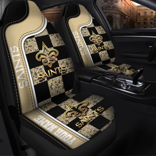 New Orleans Saints Personalized Car Seat Covers BGCSC656 - Famjoys New Orleans Saints Personalized Car Seat Covers BGCSC656 - Famjoys