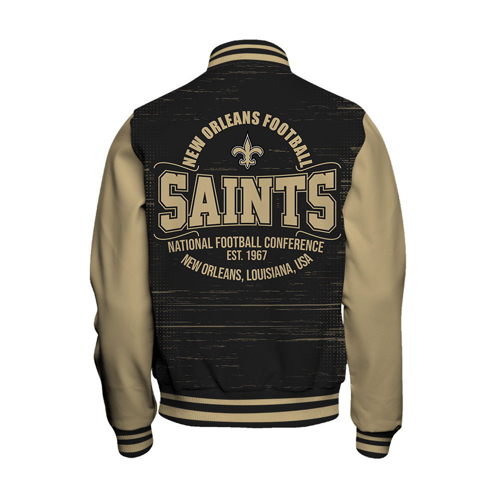 New Orleans Saints - Proud Of The Shirt Unisex Varsity Jacket - Famjoys New Orleans Saints - Proud Of The Shirt Unisex Varsity Jacket - Famjoys