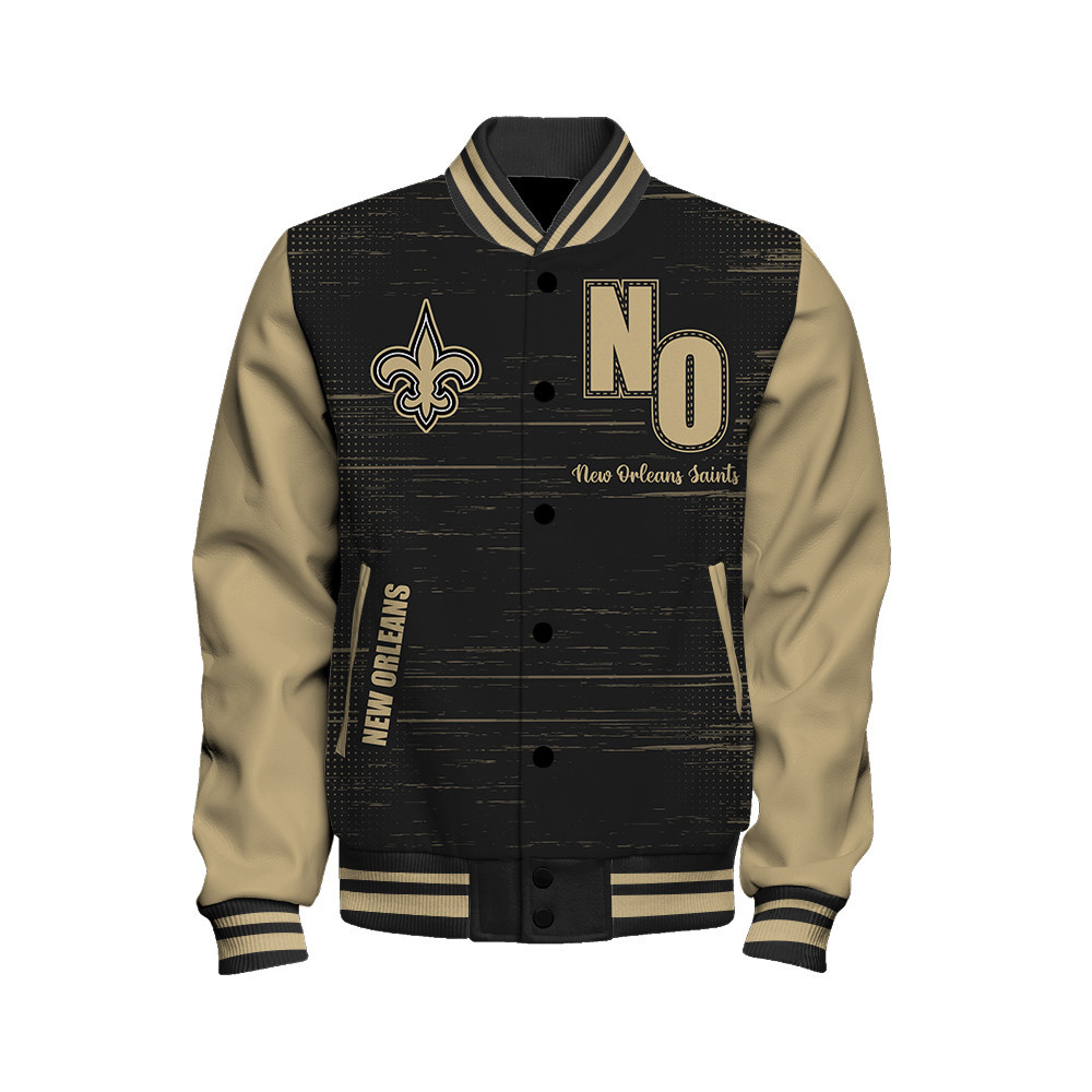 New Orleans Saints - Proud Of The Shirt Unisex Varsity Jacket - Famjoys New Orleans Saints - Proud Of The Shirt Unisex Varsity Jacket - Famjoys