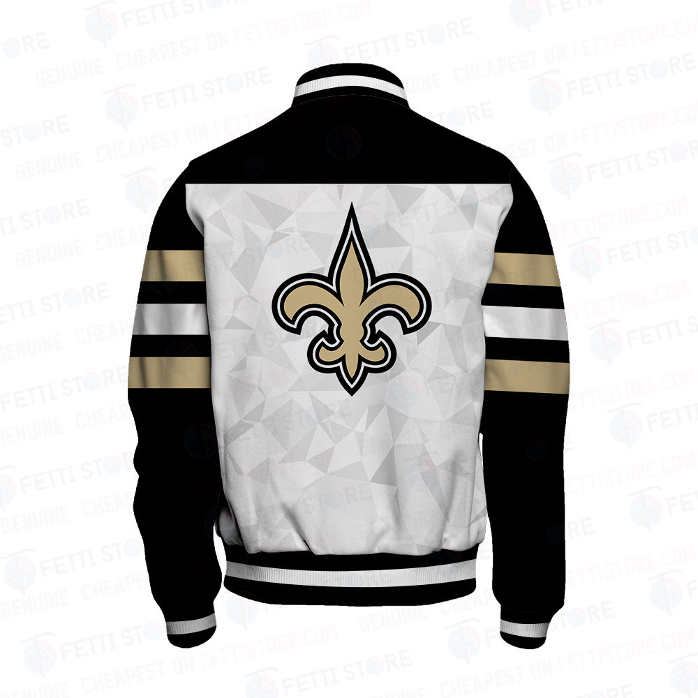 New Orleans Saints Starter Thursday Night Gridiron Raglan Unisex Varsity Jacket V6 - Famjoys New Orleans Saints Starter Thursday Night Gridiron Raglan Unisex Varsity Jacket V6 - Famjoys