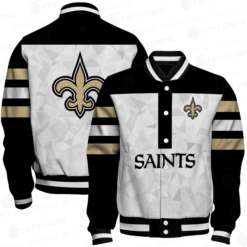 New Orleans Saints Starter Thursday Night Gridiron Raglan Unisex Varsity Jacket V6 - Famjoys New Orleans Saints Starter Thursday Night Gridiron Raglan Unisex Varsity Jacket V6 - Famjoys