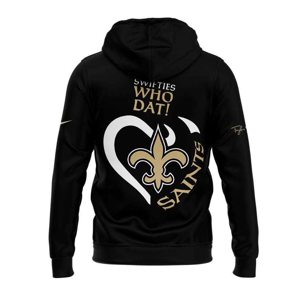 New Orleans Saints x Taylor Swift The Eras Tour Collection Hoodie - Famjoys New Orleans Saints x Taylor Swift The Eras Tour Collection Hoodie - Famjoys