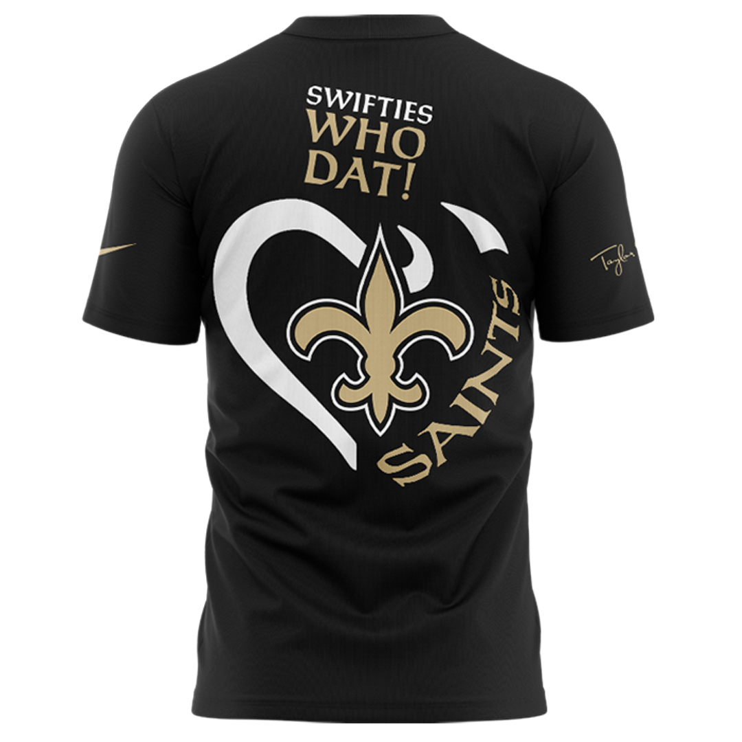New Orleans Saints x Taylor Swift The Eras Tour Collection Tee - Famjoys New Orleans Saints x Taylor Swift The Eras Tour Collection Tee - Famjoys