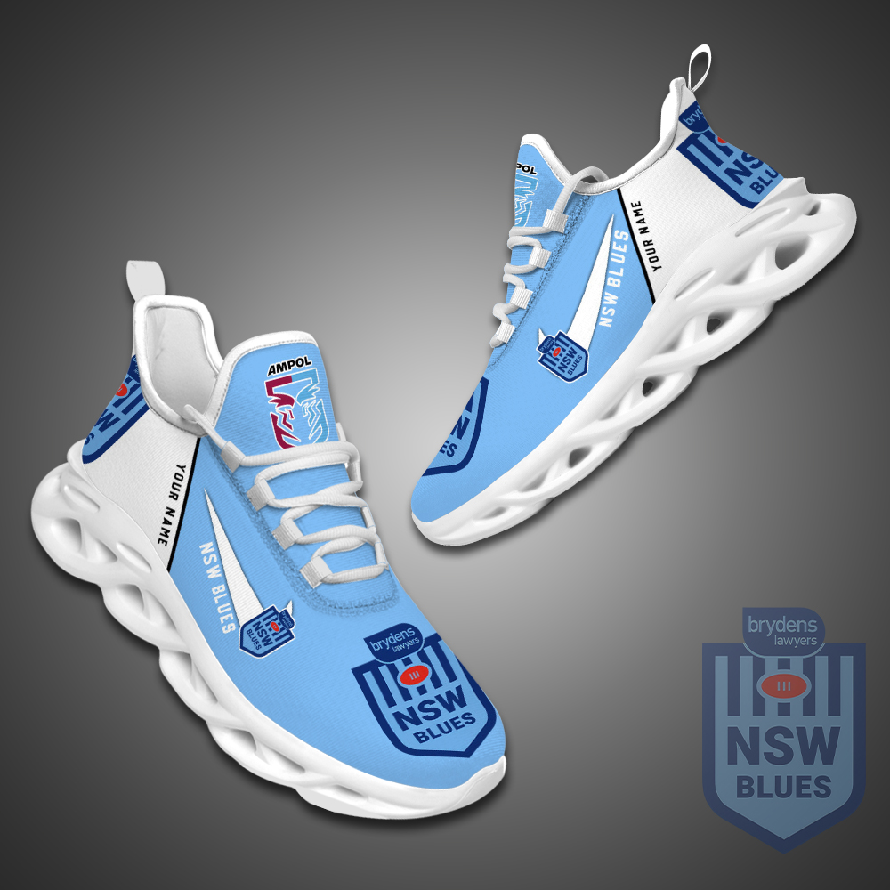 New South Wales Blues State Of Origin Max Soul Shoes - Famjoys New South Wales Blues State Of Origin Max Soul Shoes - Famjoys