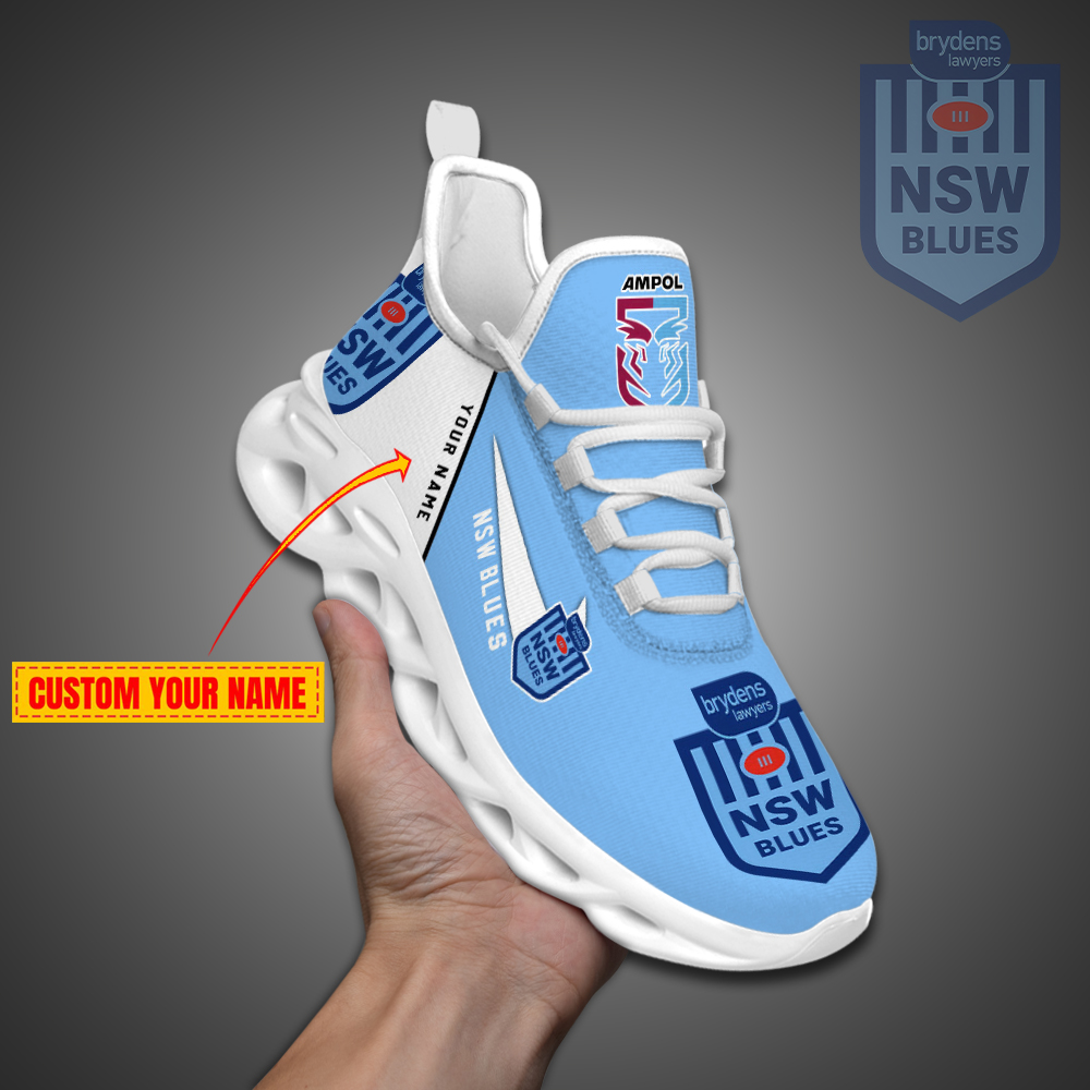 New South Wales Blues State Of Origin Max Soul Shoes - Famjoys New South Wales Blues State Of Origin Max Soul Shoes - Famjoys