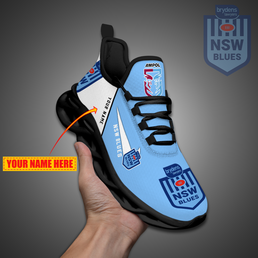 New South Wales Blues State Of Origin Max Soul Shoes - Famjoys New South Wales Blues State Of Origin Max Soul Shoes - Famjoys