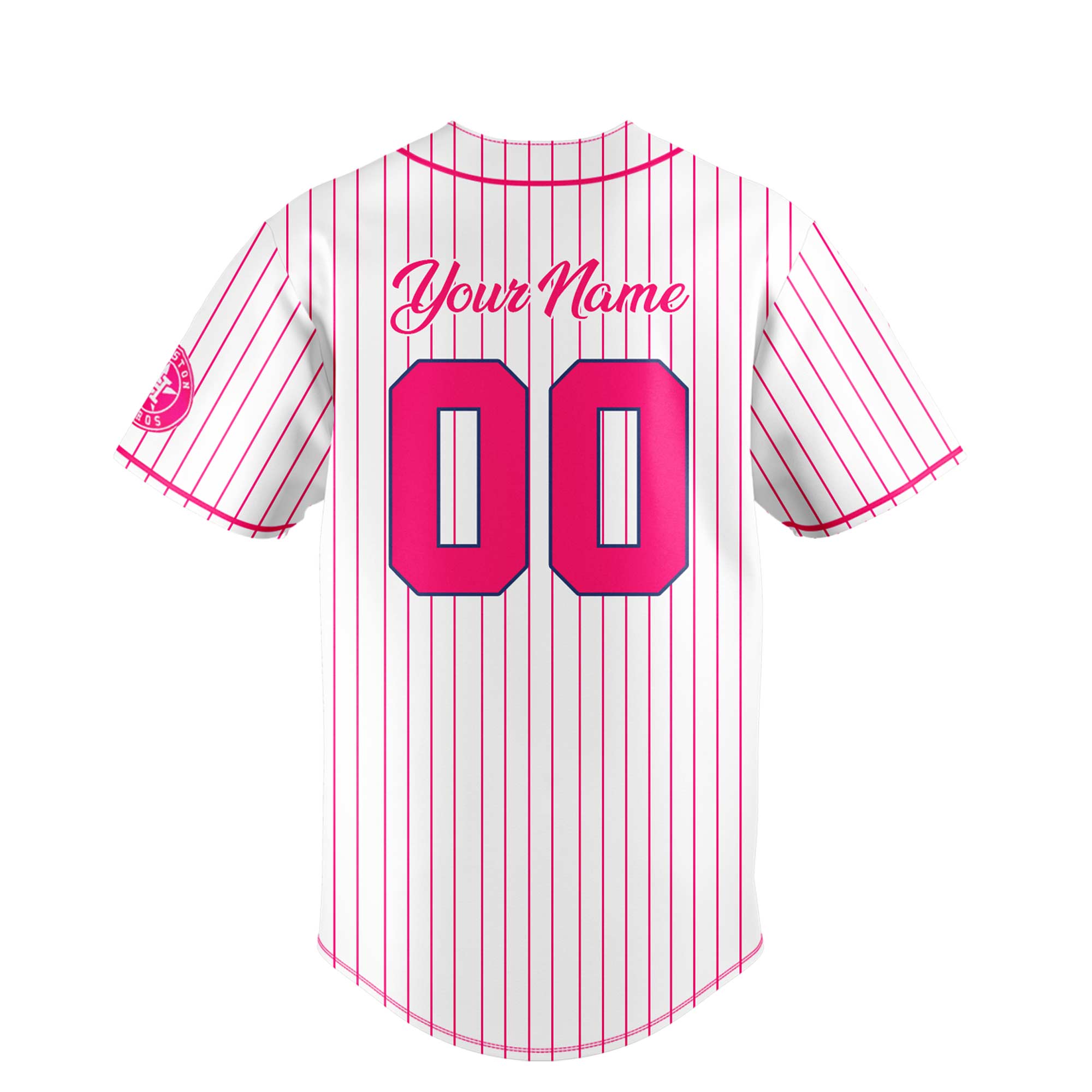 New Team Official X Barbie Pink Jersey Custom Name - Famjoys New Team Official X Barbie Pink Jersey Custom Name - Famjoys
