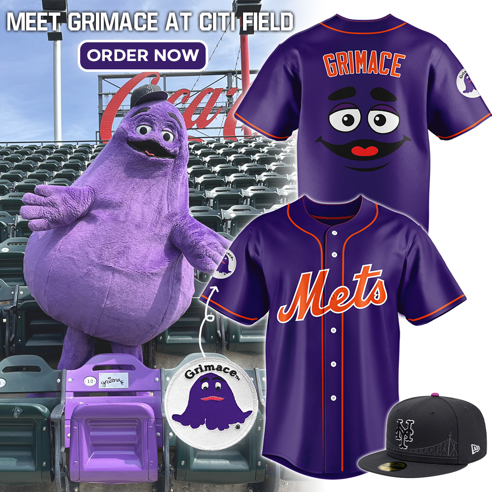 New Team Official X Grimace Purple Jersey - Famjoys New Team Official X Grimace Purple Jersey - Famjoys