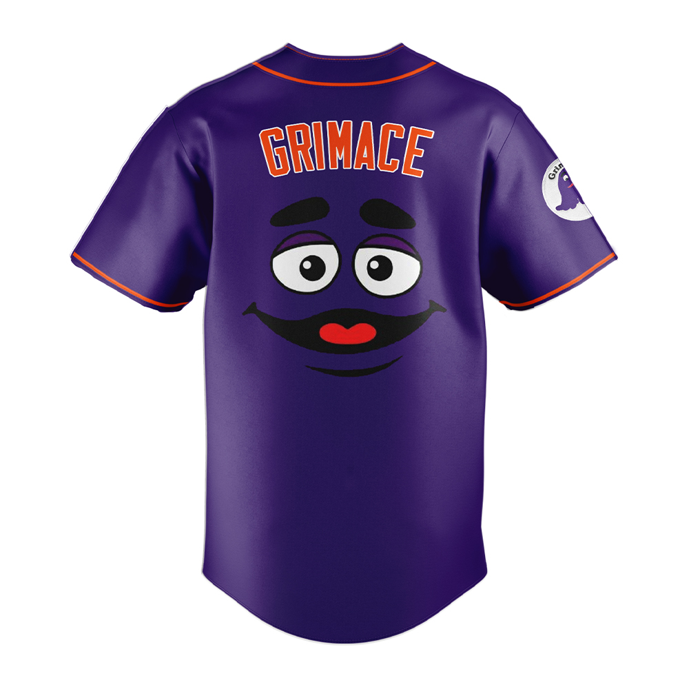 New Team Official X Grimace Purple Jersey - Famjoys New Team Official X Grimace Purple Jersey - Famjoys