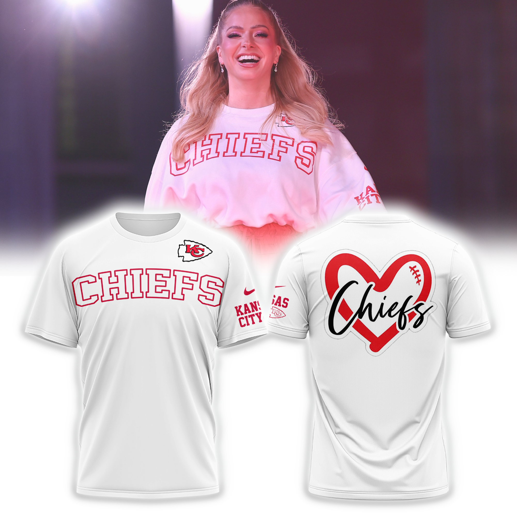 New Version Kansas City Chiefs Tshirt, Sweatshirt, Hoodie Pink/Color - Famjoys New Version Kansas City Chiefs Tshirt, Sweatshirt, Hoodie Pink/Color - Famjoys