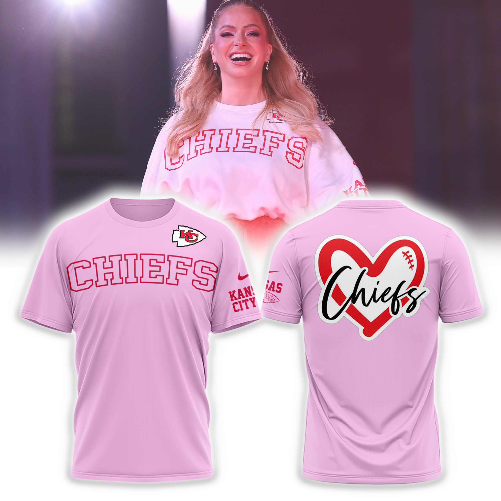 New Version Kansas City Chiefs Tshirt, Sweatshirt, Hoodie Pink/Color - Famjoys New Version Kansas City Chiefs Tshirt, Sweatshirt, Hoodie Pink/Color - Famjoys