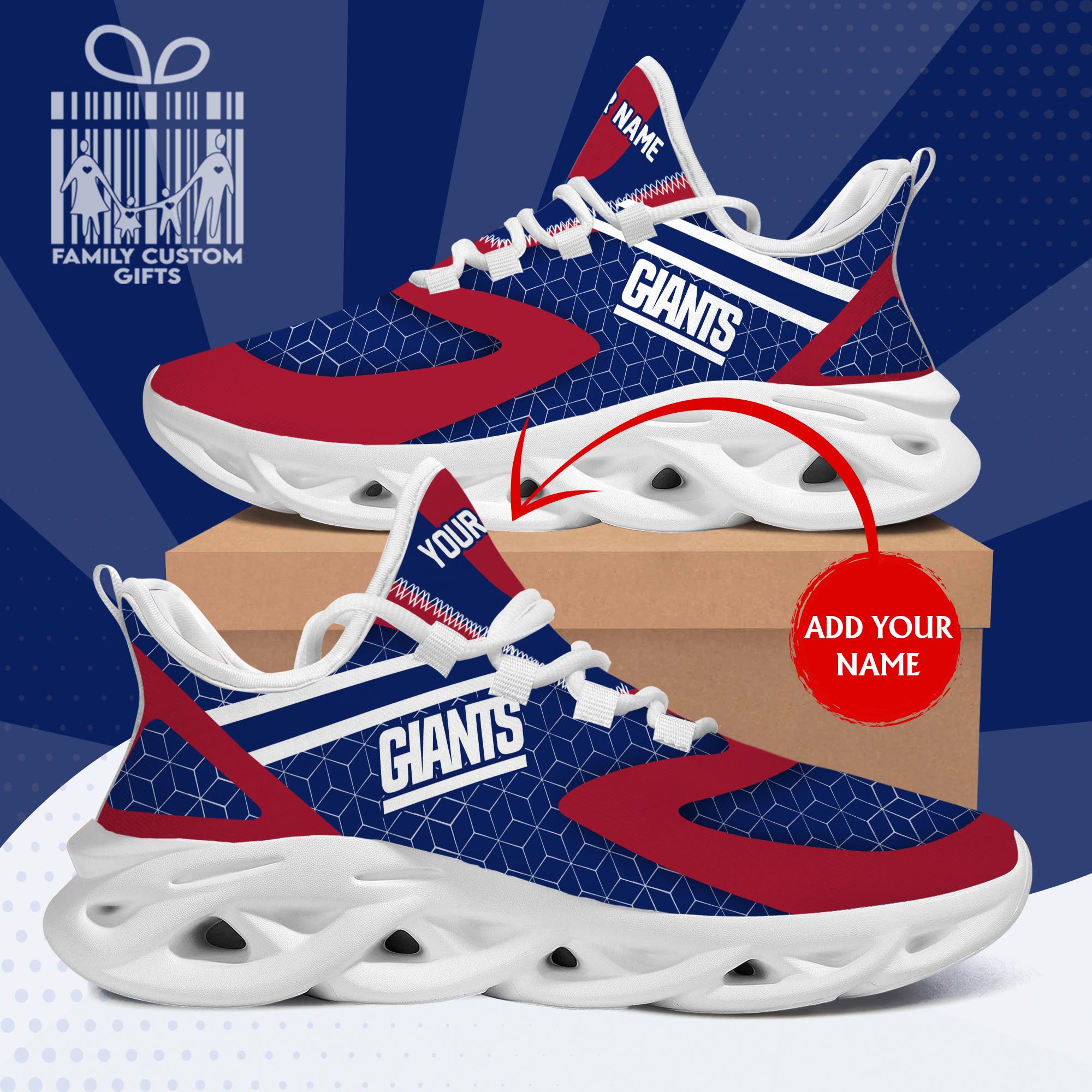 New York Custom Personalized Max Soul Sneakers Running Sport Shoes for Men Women - Famjoys New York Custom Personalized Max Soul Sneakers Running Sport Shoes for Men Women - Famjoys