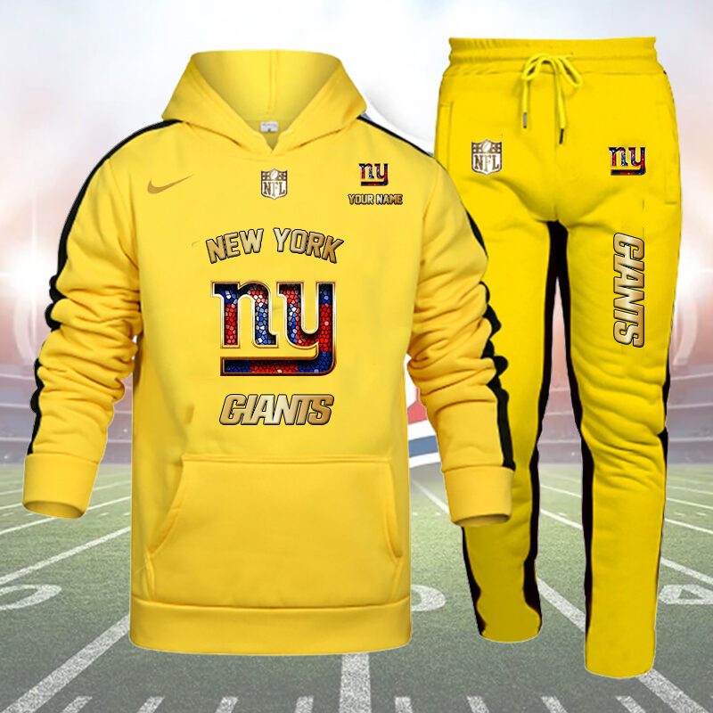 New York Giants-32 Teams Personlized Golden Logo Hoodie Set-SP12012424ID03DS01 - Famjoys New York Giants-32 Teams Personlized Golden Logo Hoodie Set-SP12012424ID03DS01 - Famjoys