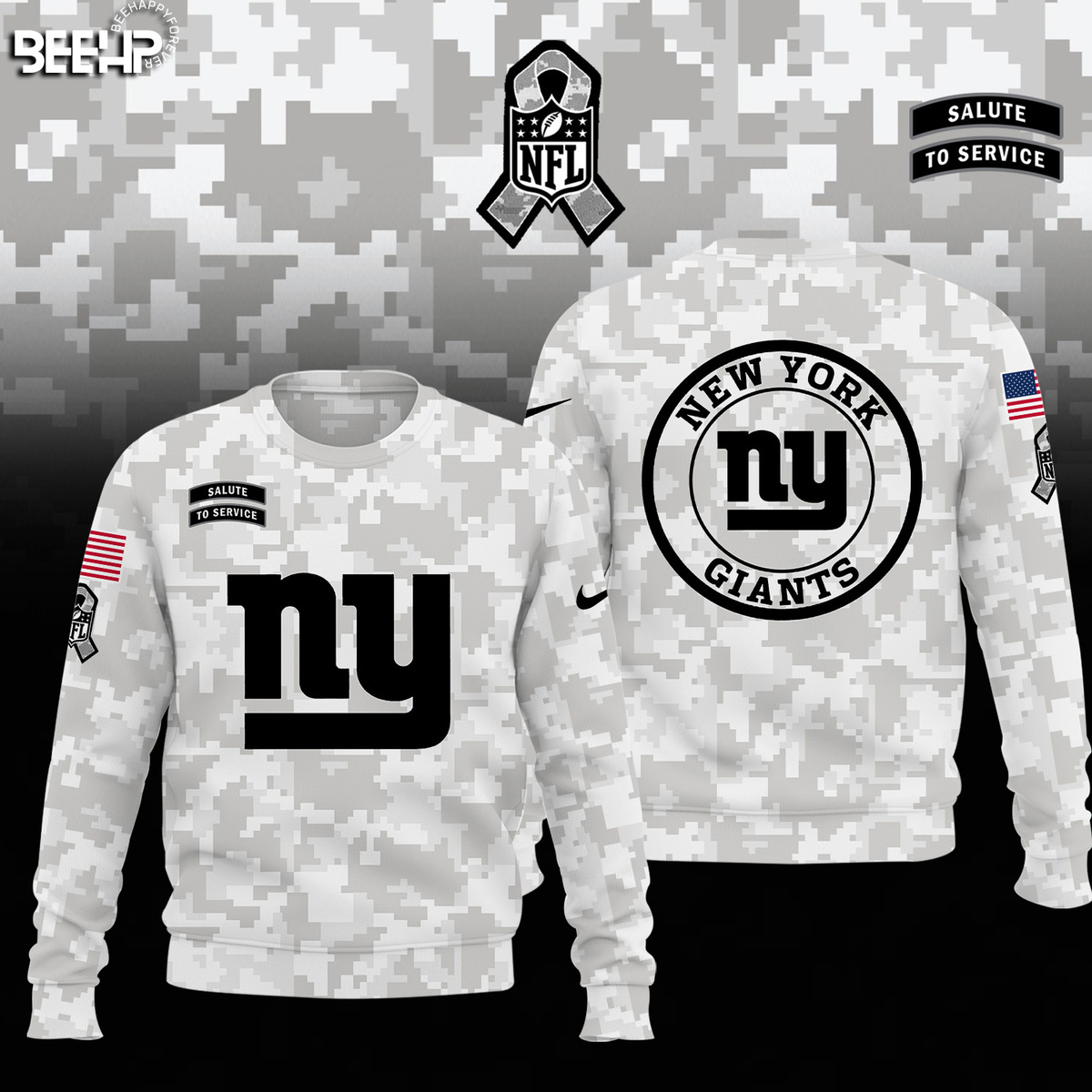 New York Giants Camo Salute to Service Combo - Famjoys New York Giants Camo Salute to Service Combo - Famjoys