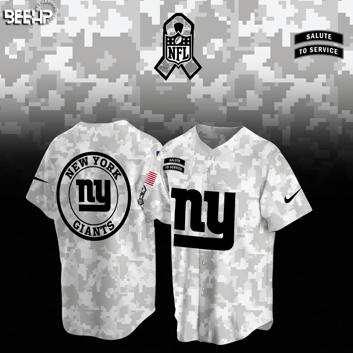 New York Giants Camo Salute to Service Combo - Famjoys New York Giants Camo Salute to Service Combo - Famjoys