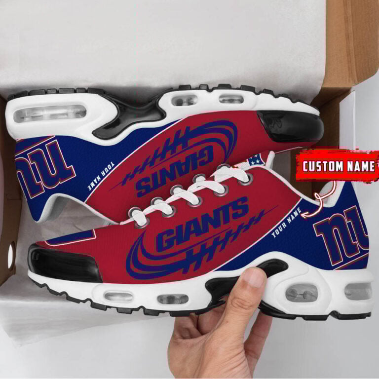 New York Giants Custom Name-TN Shoes And Baseball Jersey Shirt Perfect Gift-DS001 - Famjoys New York Giants Custom Name-TN Shoes And Baseball Jersey Shirt Perfect Gift-DS001 - Famjoys