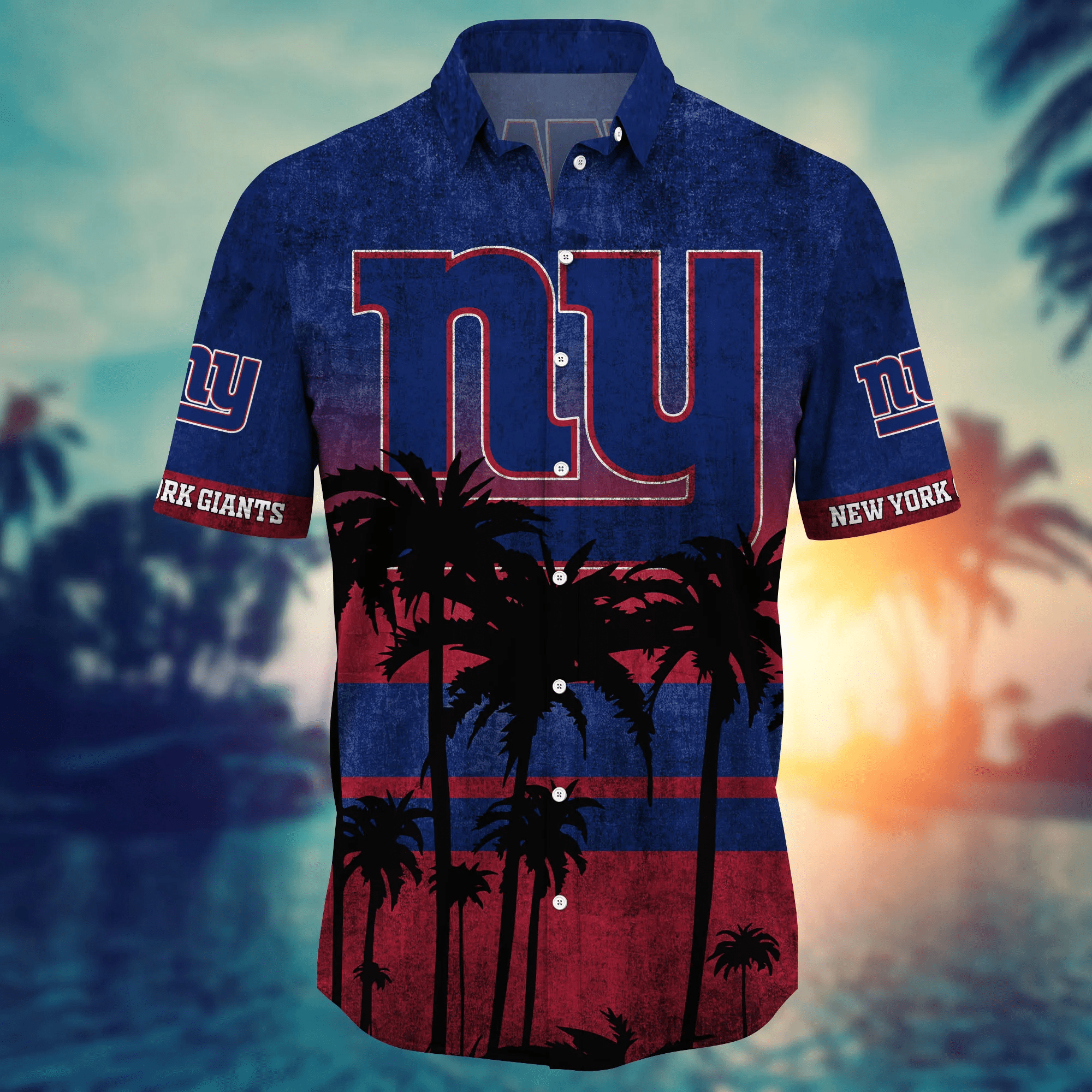 New York Giants Hawaii Shirt Short Style Hot Trending Summer - Famjoys New York Giants Hawaii Shirt Short Style Hot Trending Summer - Famjoys
