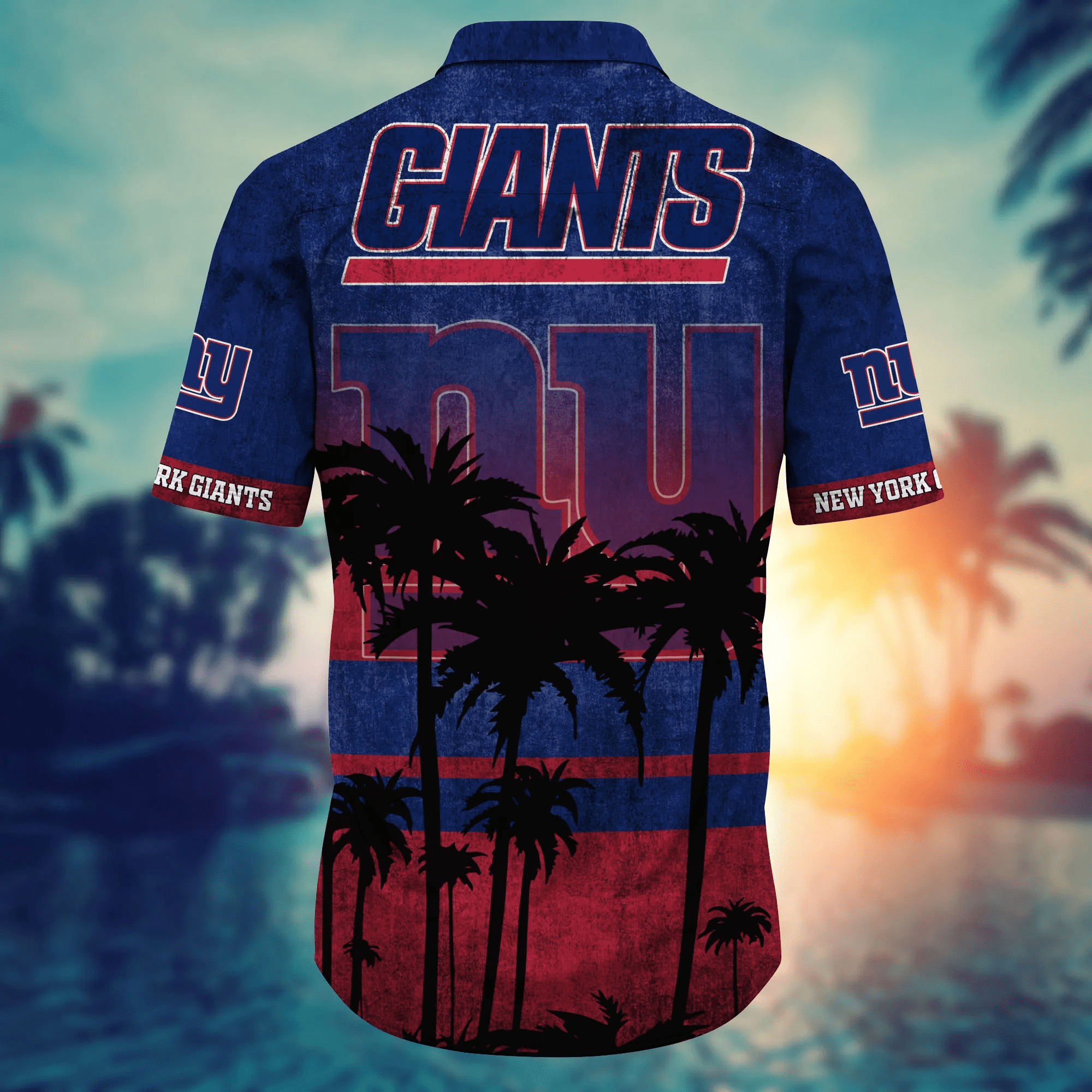 New York Giants Hawaii Shirt Short Style Hot Trending Summer - Famjoys New York Giants Hawaii Shirt Short Style Hot Trending Summer - Famjoys