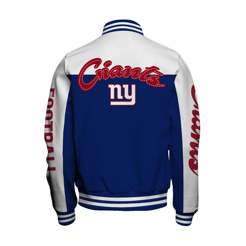 New York Giants National Football League Face Any Weather Unisex Varsity Jacket - Famjoys New York Giants National Football League Face Any Weather Unisex Varsity Jacket - Famjoys