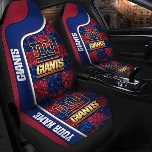 New York Giants Personalized Car Seat Covers BGCSC657 - Famjoys New York Giants Personalized Car Seat Covers BGCSC657 - Famjoys