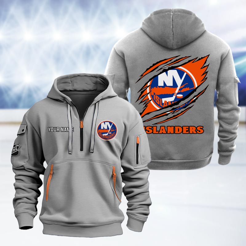 New York Islanders Heavy Hoodie - Famjoys New York Islanders Heavy Hoodie - Famjoys