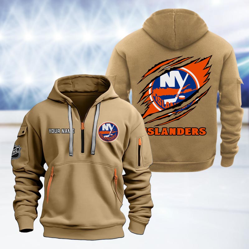 New York Islanders Heavy Hoodie - Famjoys New York Islanders Heavy Hoodie - Famjoys