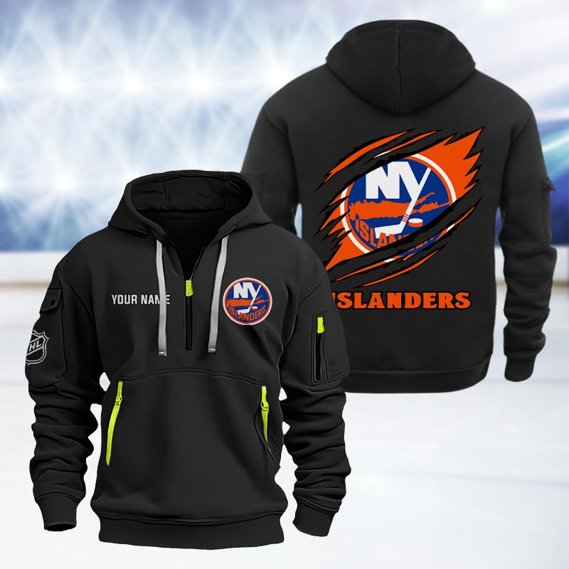 New York Islanders Heavy Hoodie - Famjoys New York Islanders Heavy Hoodie - Famjoys