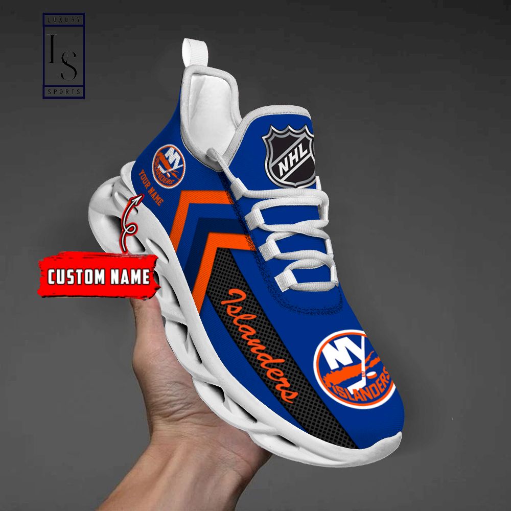 New York Islanders NHL Personalized Max Soul Shoes - Famjoys New York Islanders NHL Personalized Max Soul Shoes - Famjoys