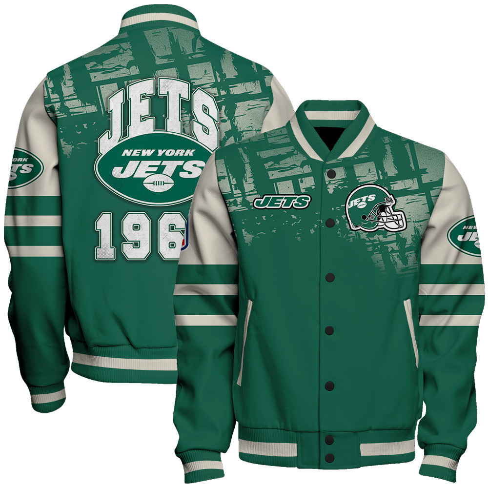 New York Jets - A Class Above Unisex Varsity Jacket - Famjoys New York Jets - A Class Above Unisex Varsity Jacket - Famjoys